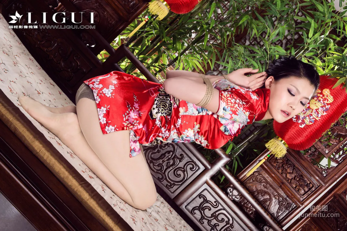 腿模怡萱《旗袍绳艺》 [丽柜Ligui] 经典回顾 写真集
