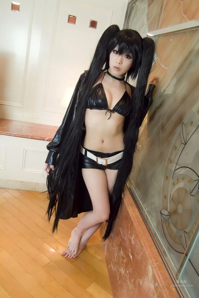 あらい夜魅《BLACK★ROCK SHOOTER》-黑衣麻陶・里(黑岩射手／黑初音) 写真集