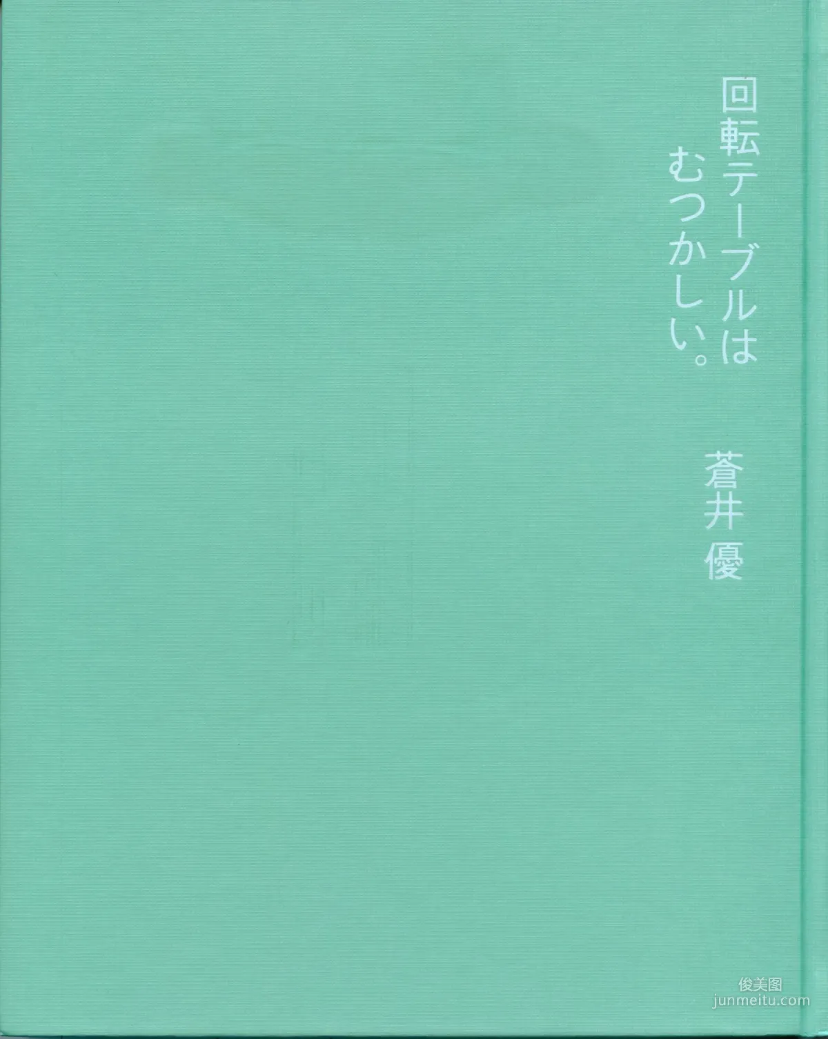 苍井优 『回転テーブルはむつかしい。』 写真集