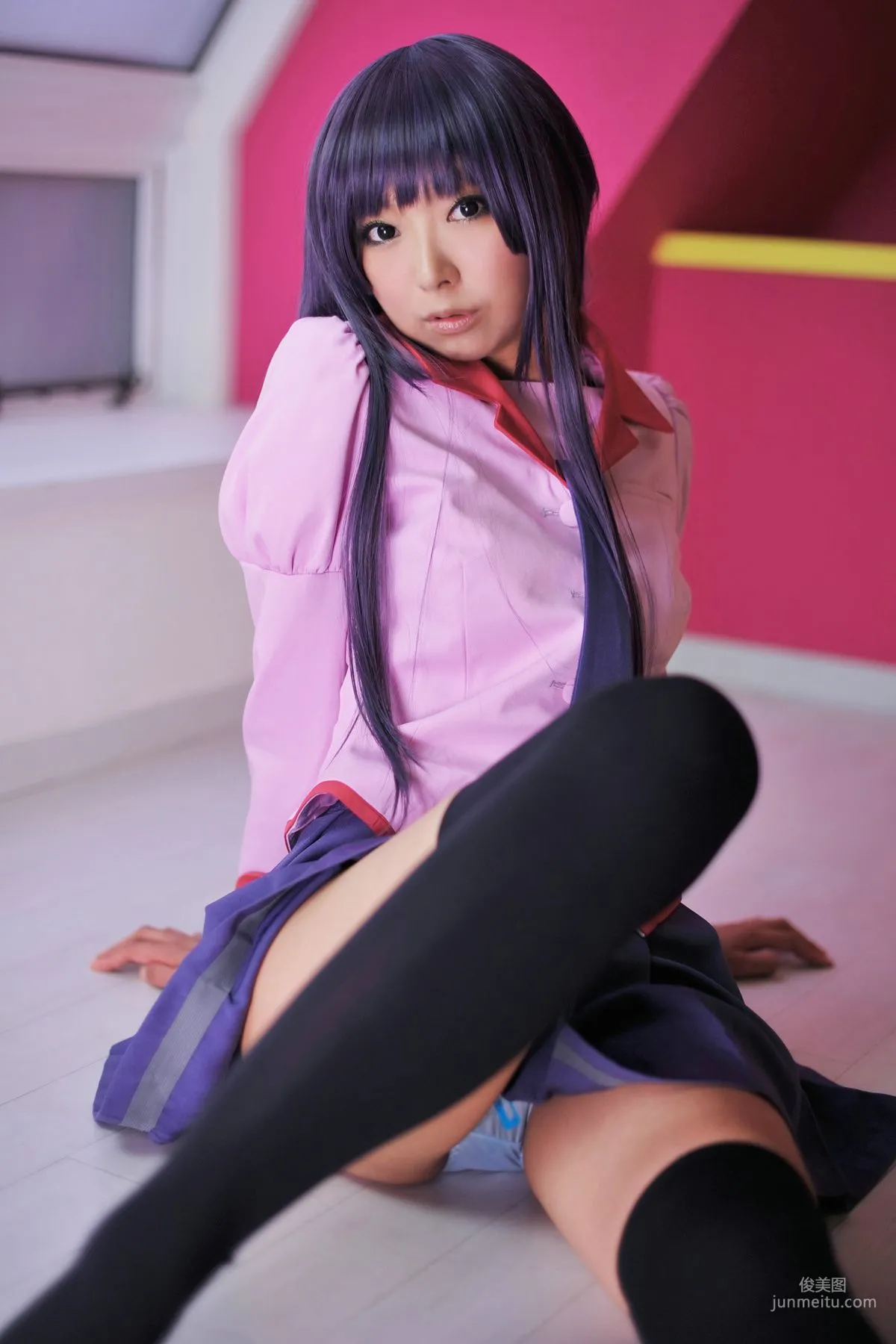 Necoco(ねここ) 《バケモノガタリ》Senjougahara Hitagi & Kanbaru Suruga 写真集