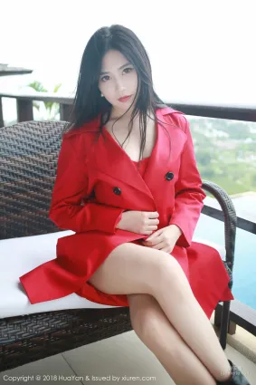 许诺Sabrina《红衣女神》 [花の颜HuaYan] Vol.056 写真集