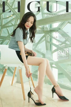 足模小戈《长腿OL姐姐美足》 [丽柜Liguil] 网络丽人 写真集