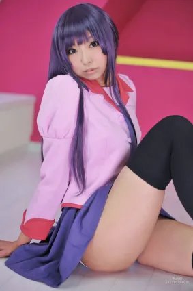 Necoco(ねここ) 《バケモノガタリ》Senjougahara Hitagi & Kanbaru Suruga 写真集