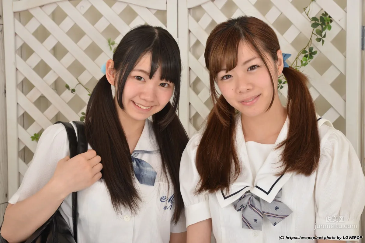 白井ゆずか&森保さな(森保沙奈) Photoset 01 [LOVEPOP] 写真集