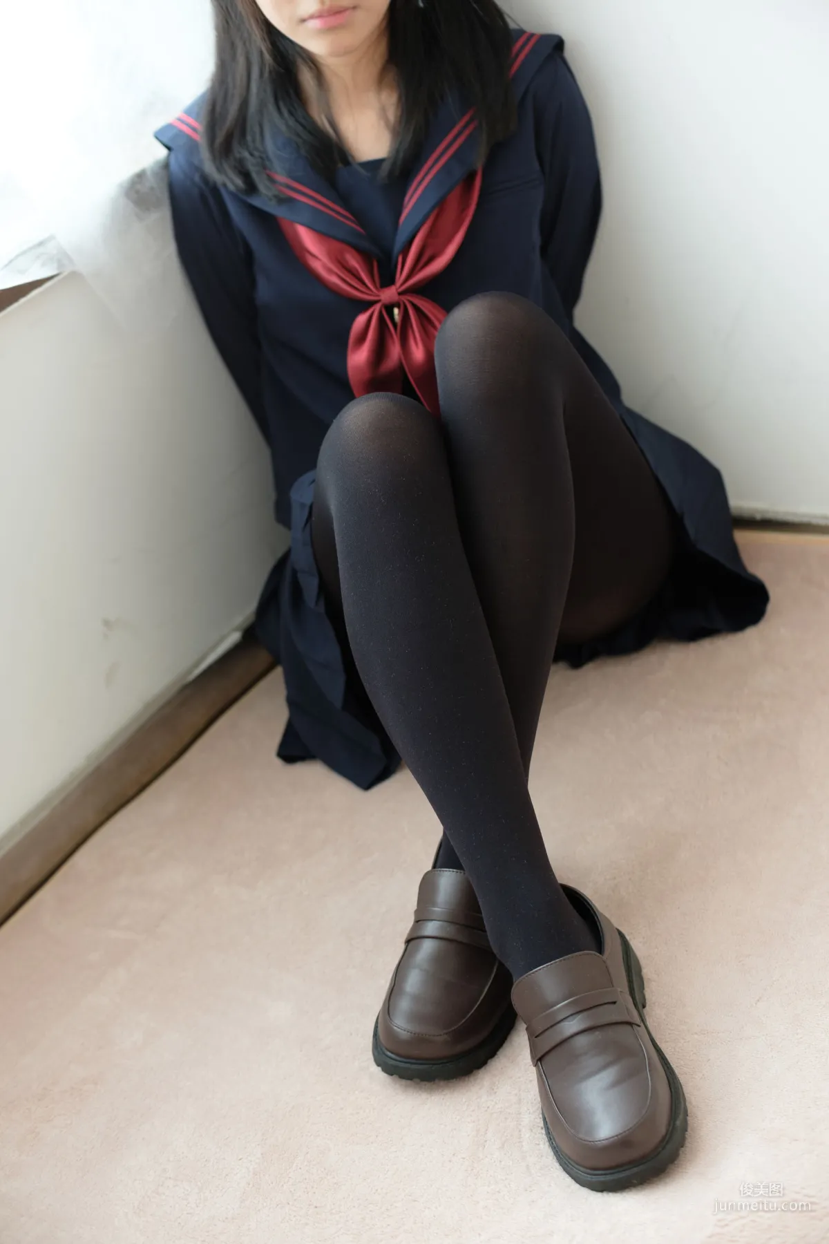JK校服黑丝少女 [森萝财团] [BETA-024] 写真集