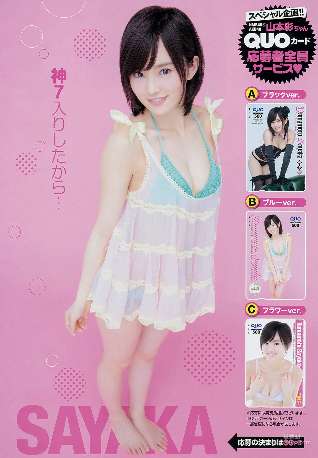 [Young Champion] 山本彩 犬童美乃梨 2014年No.18 写真杂志
