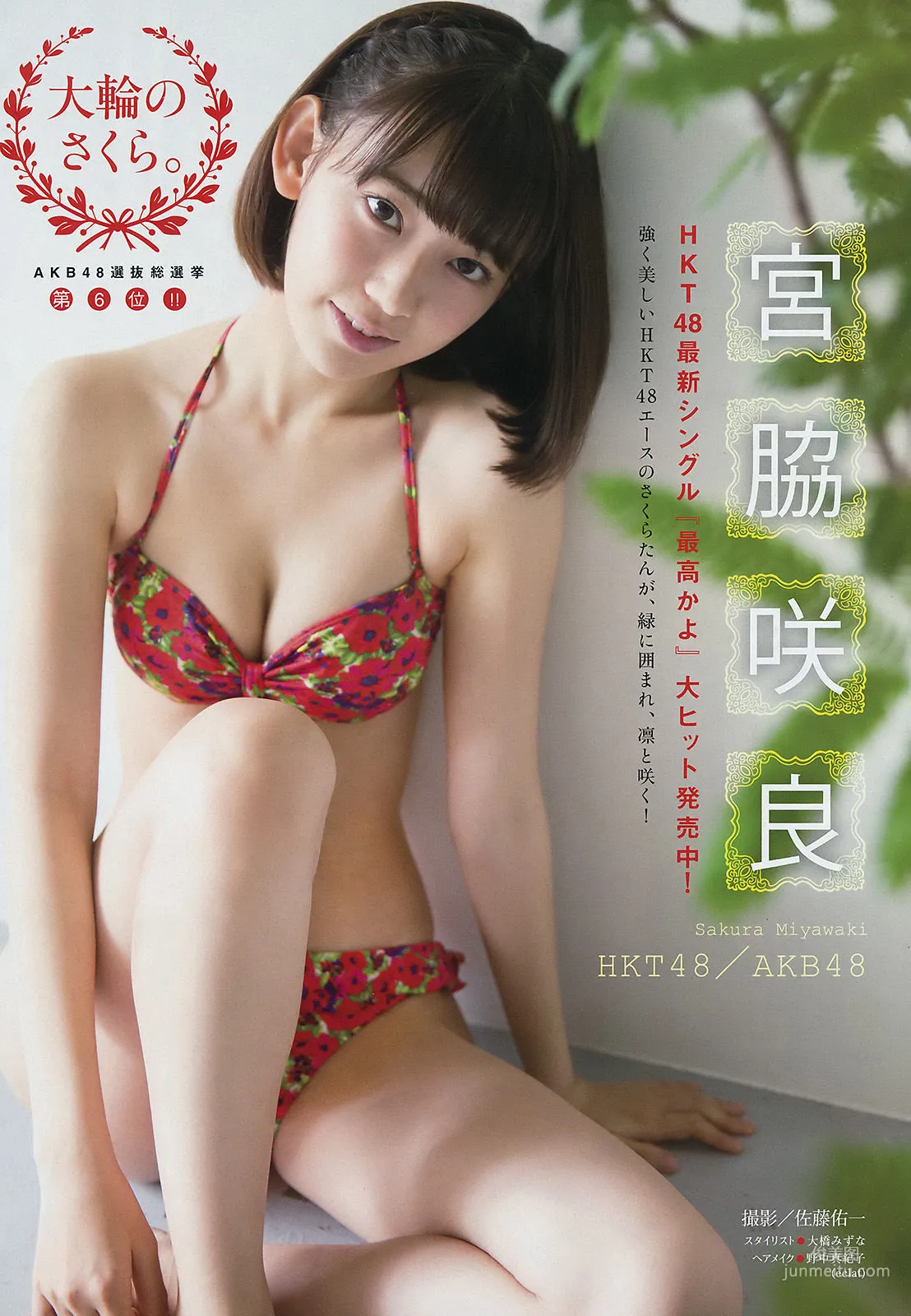 [Young Magazine] 宮脇咲良 大澤玲美 2016年No.41 写真杂志