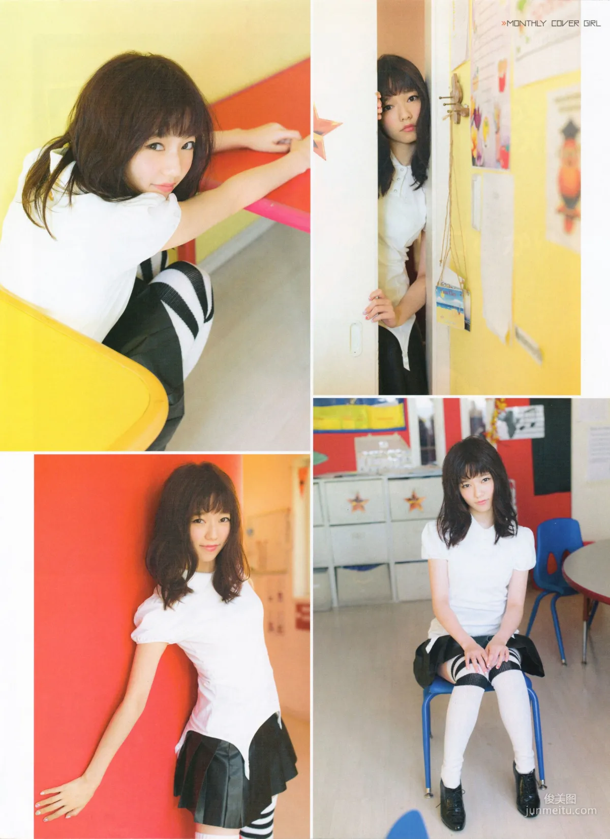 [ENTAME] 島崎遥香 小嶋真子 大和田南那 川本紗矢 2015.02 写真杂志