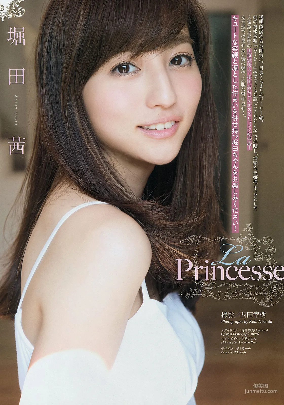[Weekly Big Comic Spirits] 堀田茜 2015年No.09 写真杂志