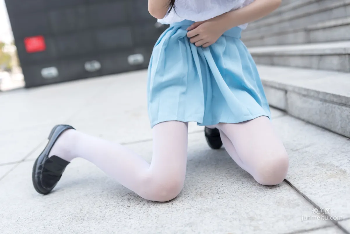 [风之领域] NO.028 蓝色梦幻白丝 写真集