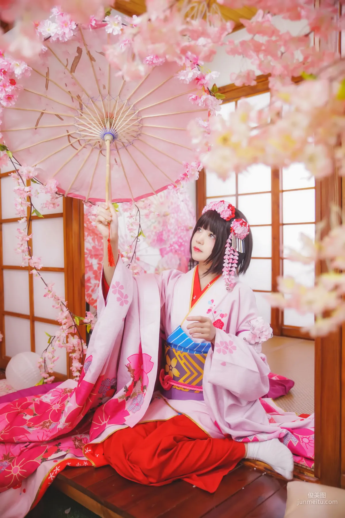 桜桃喵《(加藤惠)和服》 [萝莉COS] 写真集