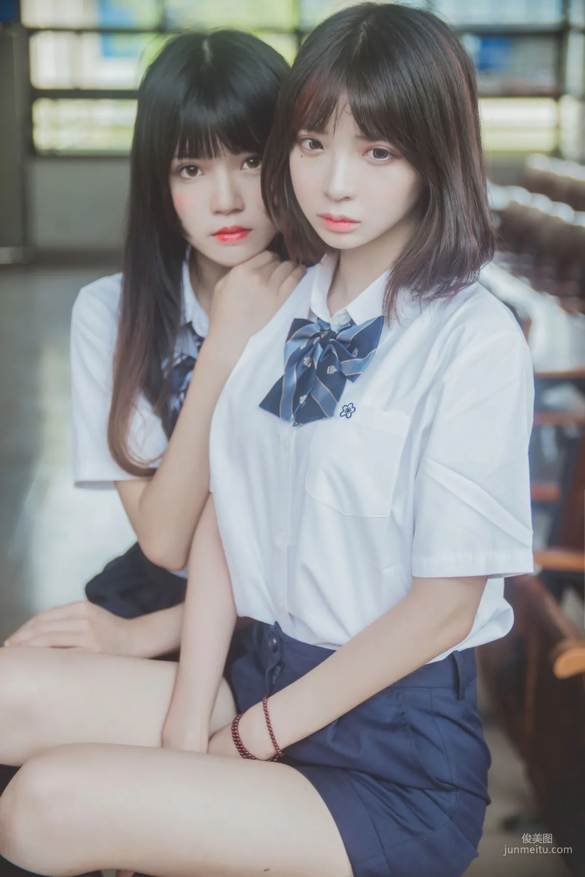桜桃喵&疯猫ss《JK百合》 [萝莉COS] 写真集