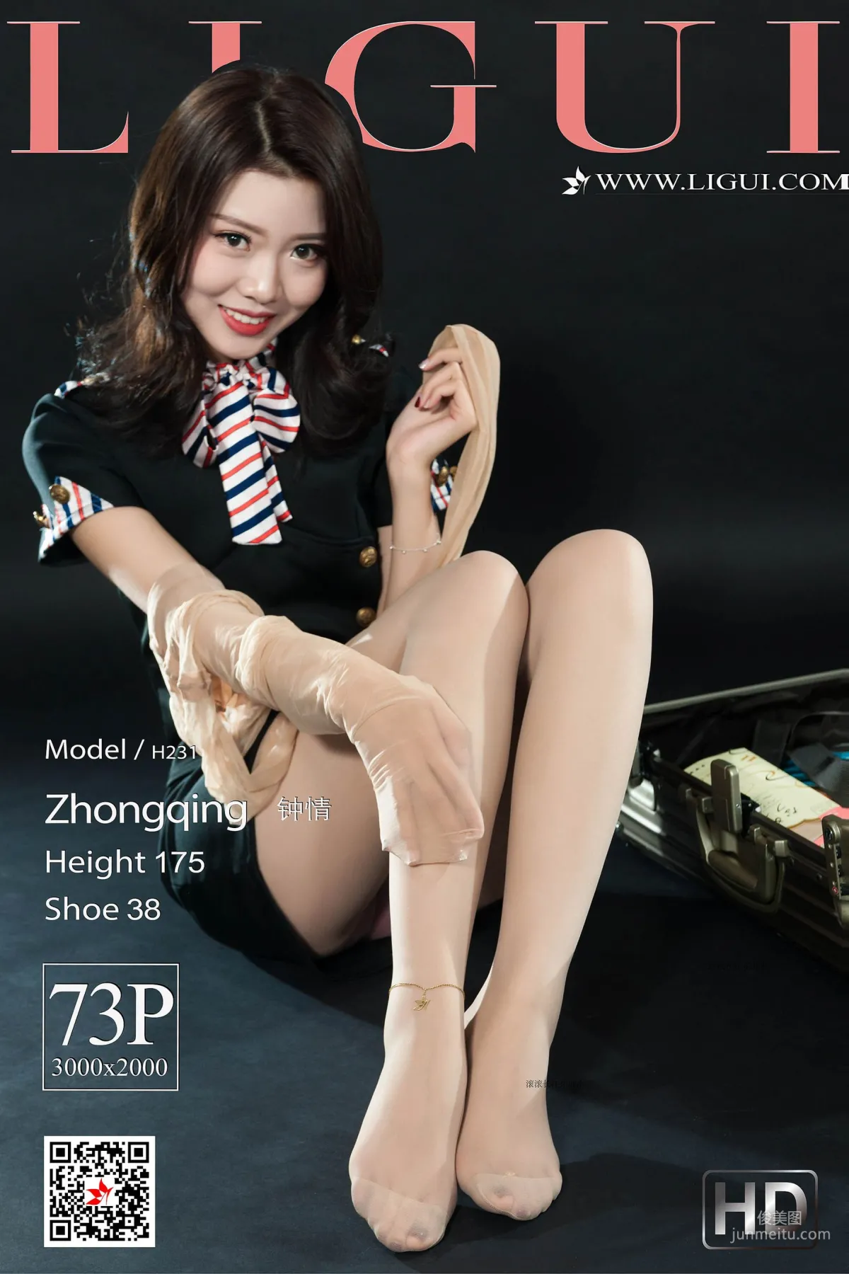 钟情《空姐丝足美腿》 [丽柜LIGUI] 网络丽人 写真集