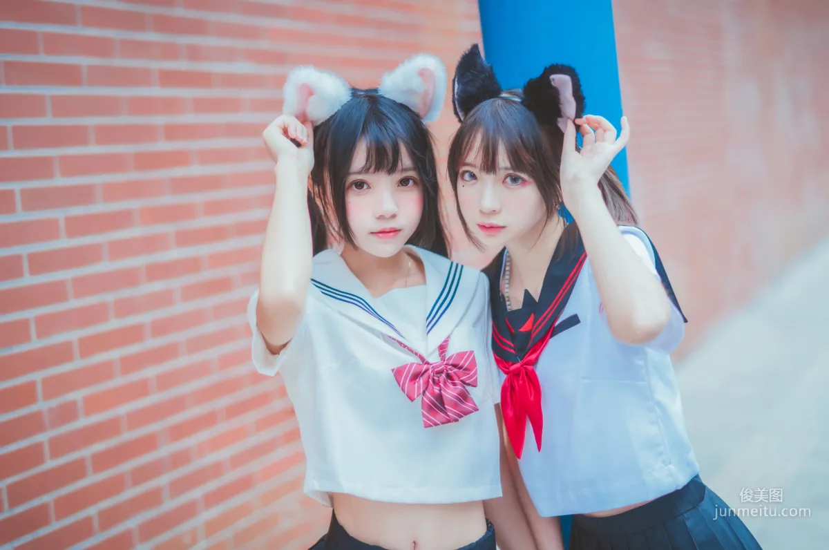 桜桃喵&疯猫ss 《JK百合2》 [萝莉COS] 写真集