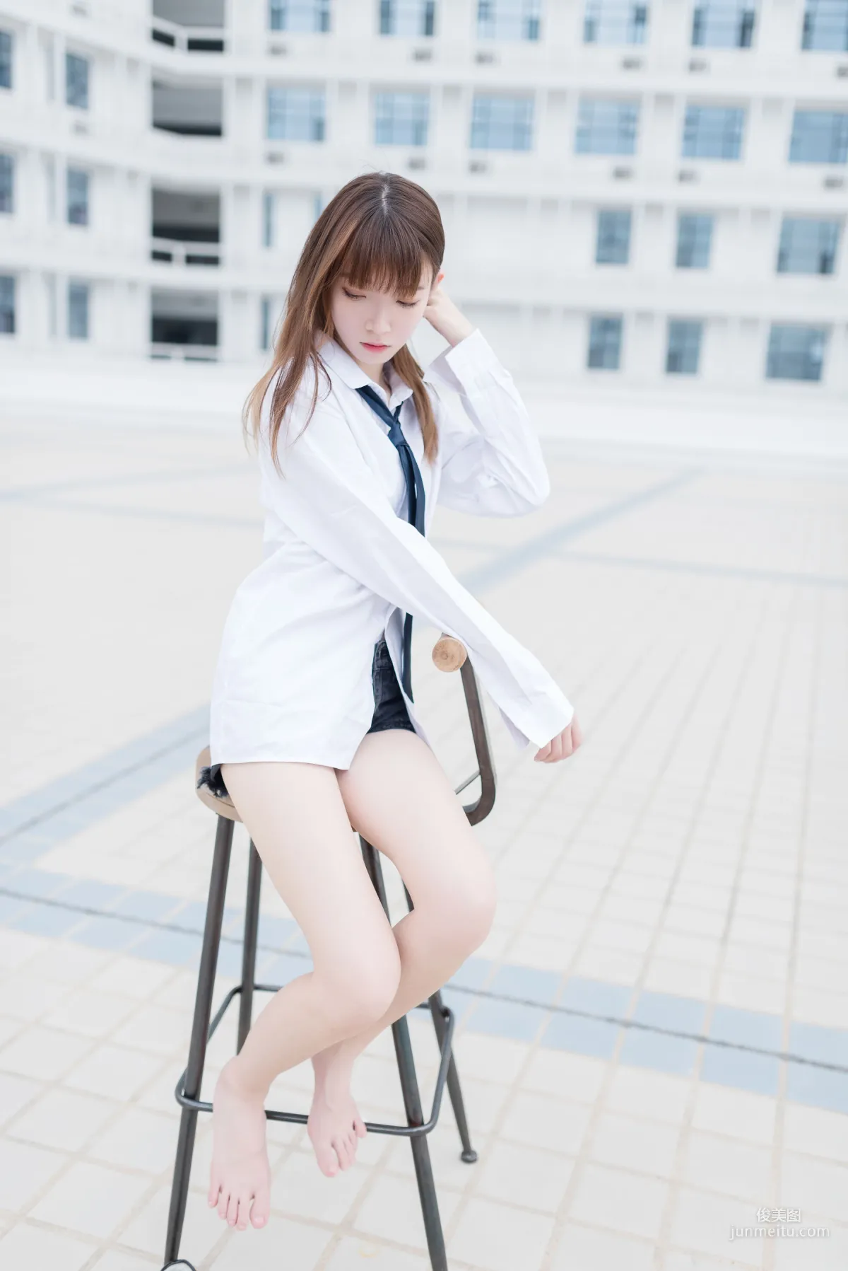 [风之领域] NO.038 白衬衫裸足 写真集
