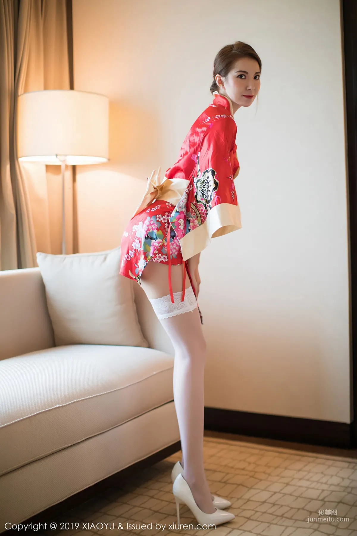 陈良玲Carry《性感的和服+蕾丝美腿私房魅惑》 [语画界XIAOYU] Vol.014 写真集