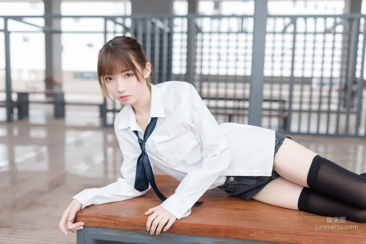 [风之领域] NO.039 白衬衫黑丝美腿 写真集