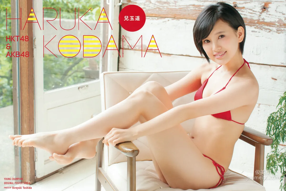 [Young Champion] 兒玉遥 片岡沙耶 2015年No.17 写真杂志