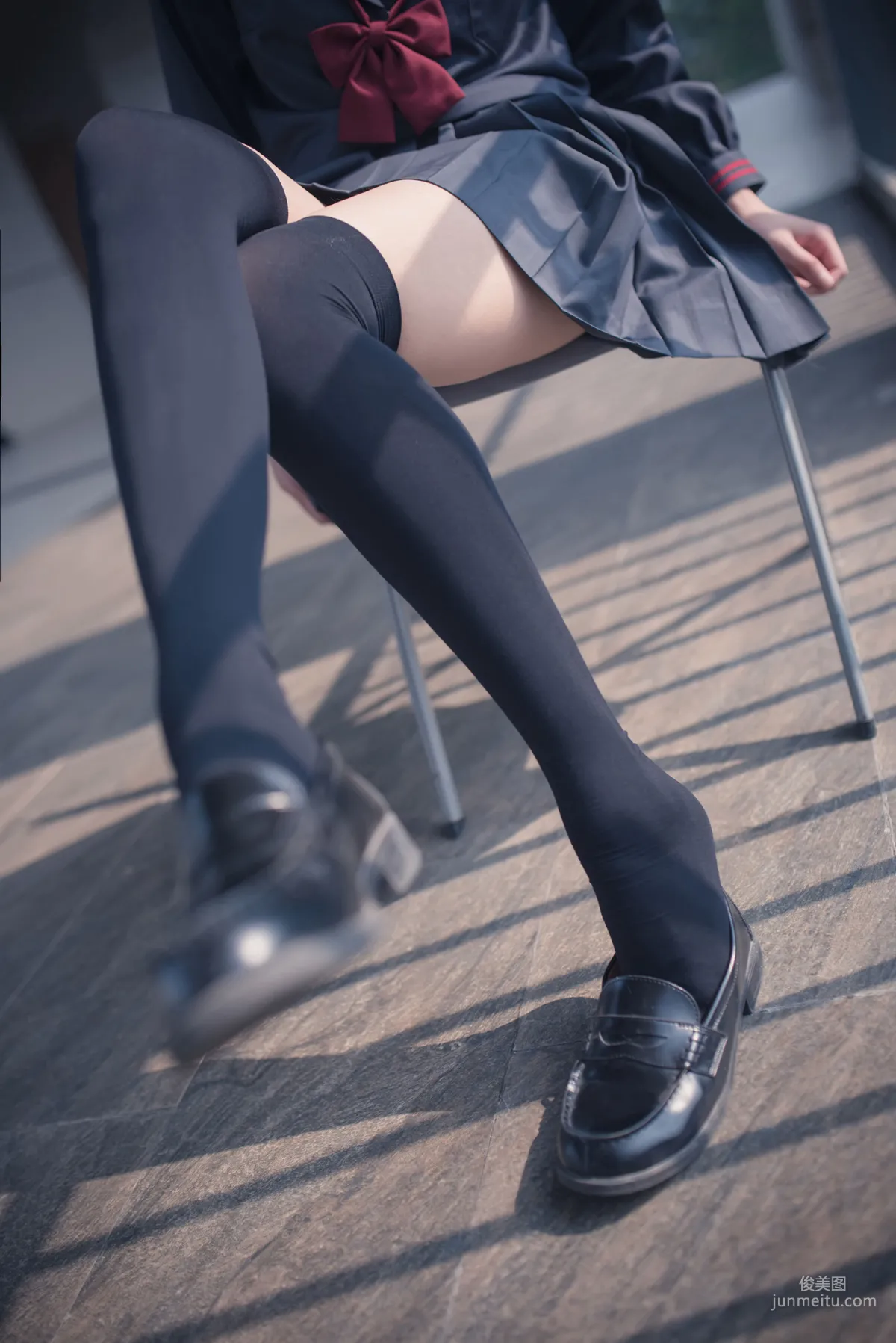 [风之领域] NO.120 超短情趣制服黑丝长腿2 写真集