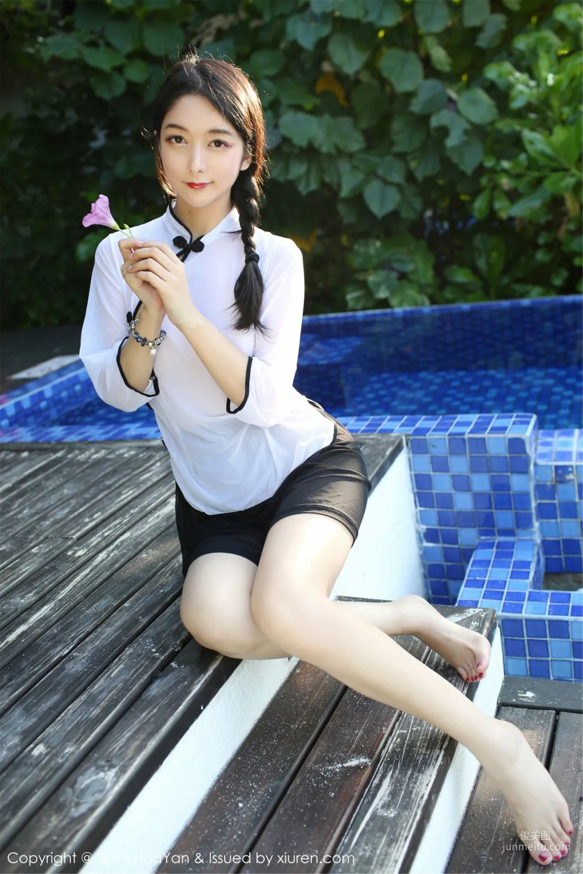 Angela喜欢猫《古典旗袍+运动服》 [花の颜HuaYan] Vol.065 写真集