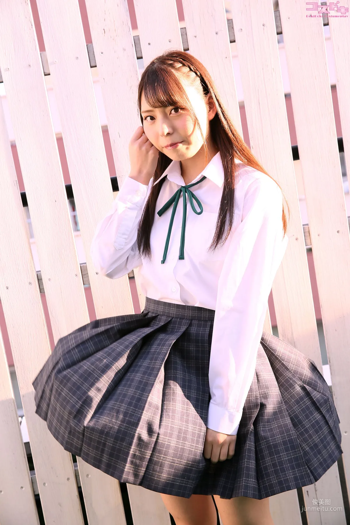 鳴海千秋2 Chiaki Narumi narumichiaki2_pic_seifukusoto1 [Cosdoki] 写真集