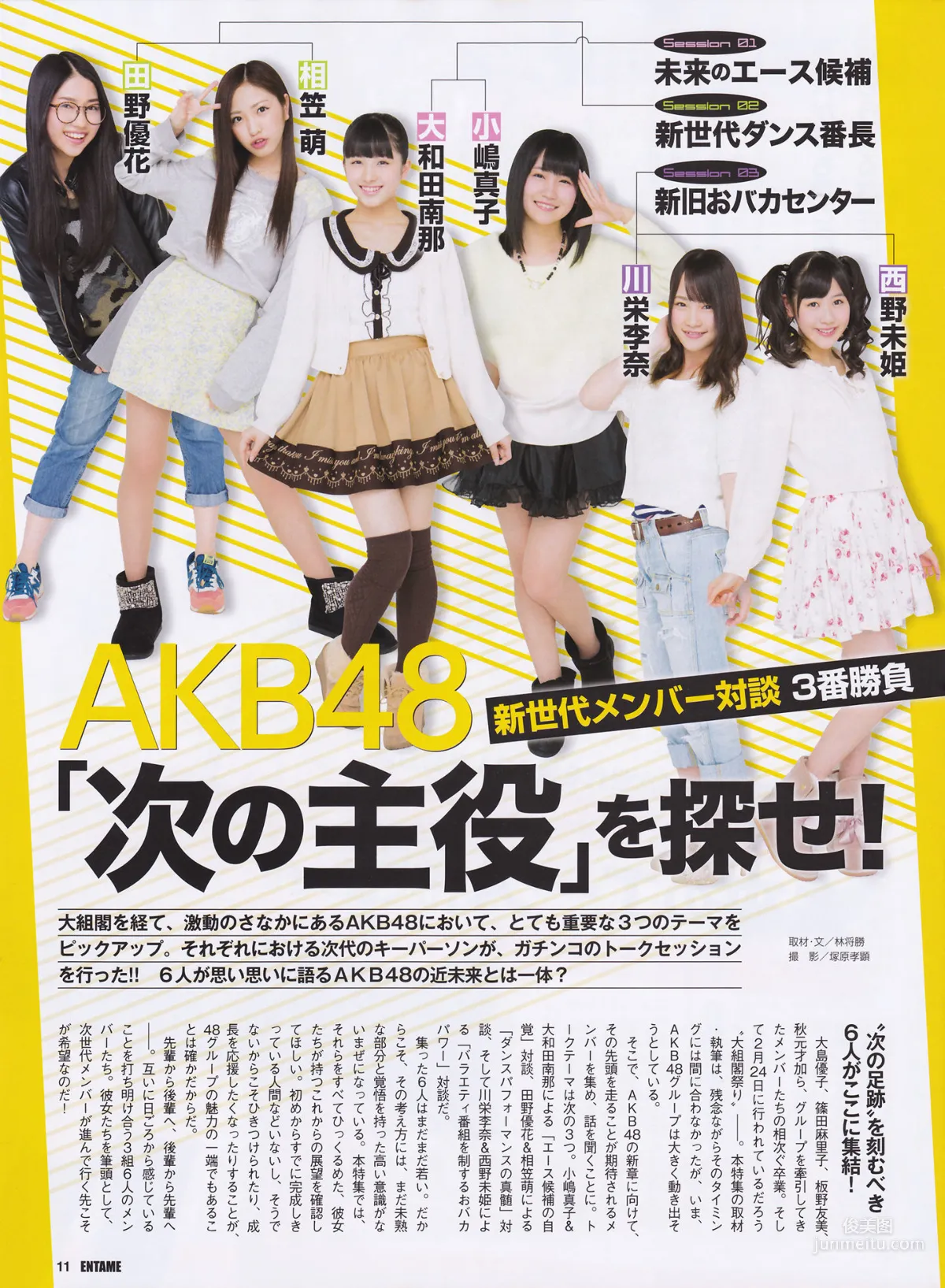 [ENTAME(エンタメ)] 松井玲奈 北原里英 HKT48 2014年04月号 写真杂志