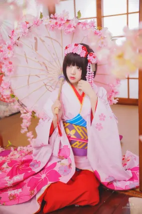 桜桃喵《(加藤惠)和服》 [萝莉COS] 写真集