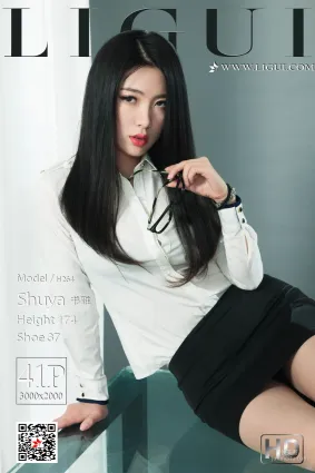 书雅《OL眼镜娘肉丝袜美腿》 [丽柜LIGUI] 网络丽人 写真集