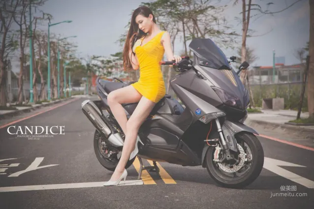 蔡译心Candice《动感时尚机车女郎》 [台湾女神] 写真集