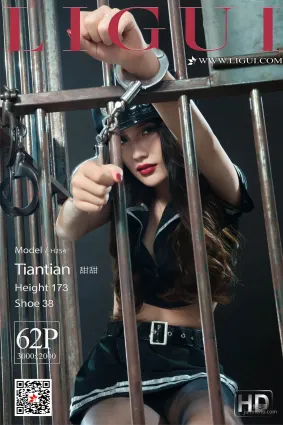甜甜《监狱黑丝镣铐女警》 [丽柜美束LIGUI] 网络丽人 写真集