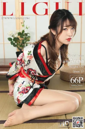 模特安娜《和服绳艺》 [丽柜美束Ligui] 美腿丝足写真集