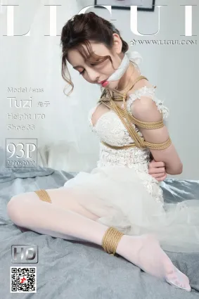腿模兔子《婚纱白丝捆绑绳艺》 [丽柜美束Ligui] 写真集