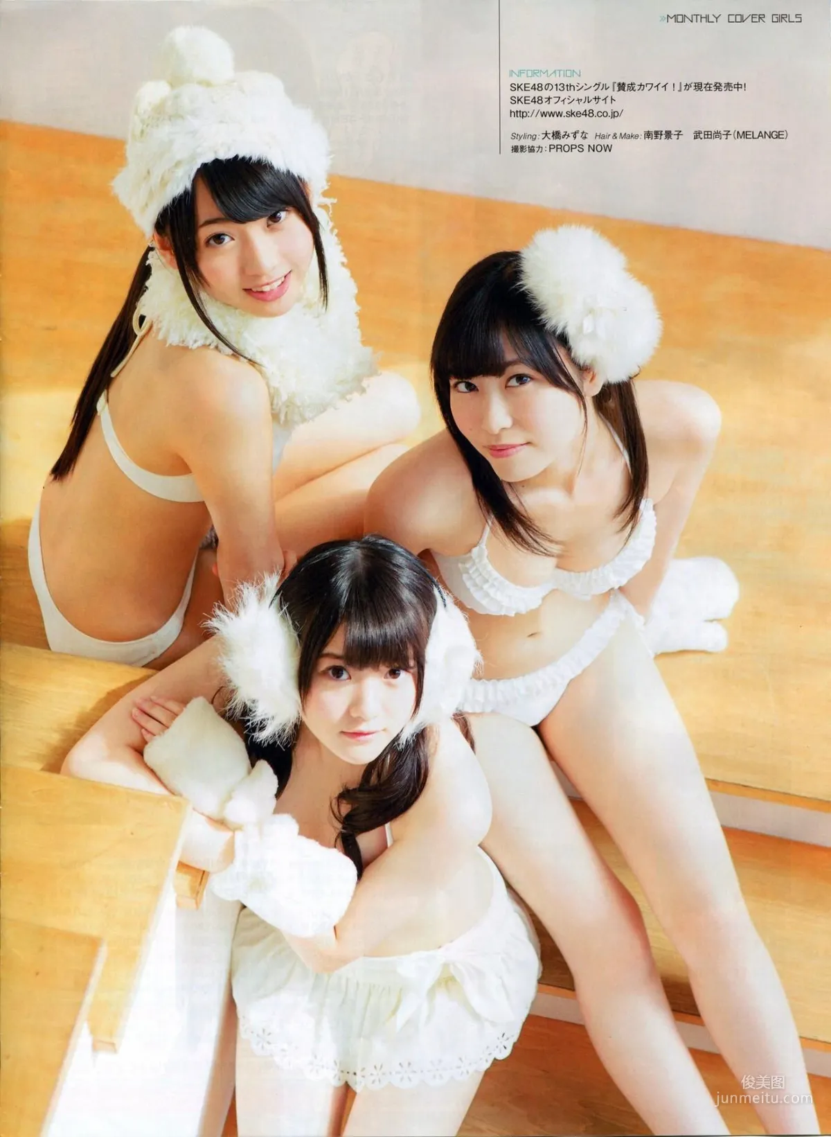 [ENTAME(エンタメ)] 山田菜々 小笠原茉由 矢仓枫子 桜井玲香 若月佑美 2014年01月号 写真杂志