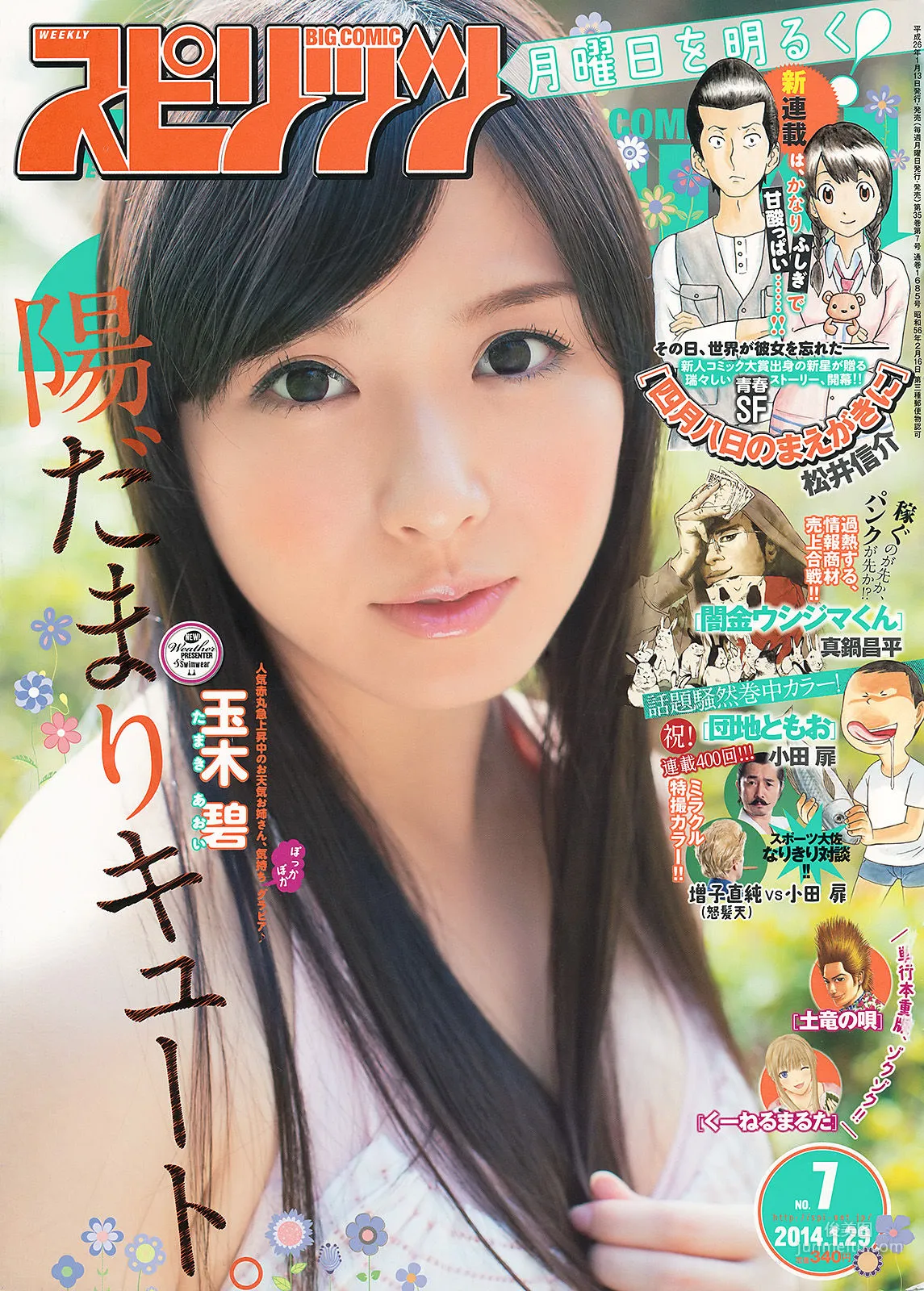 [Weekly Big Comic Spirits] 玉木碧 2014年No.07 写真杂志