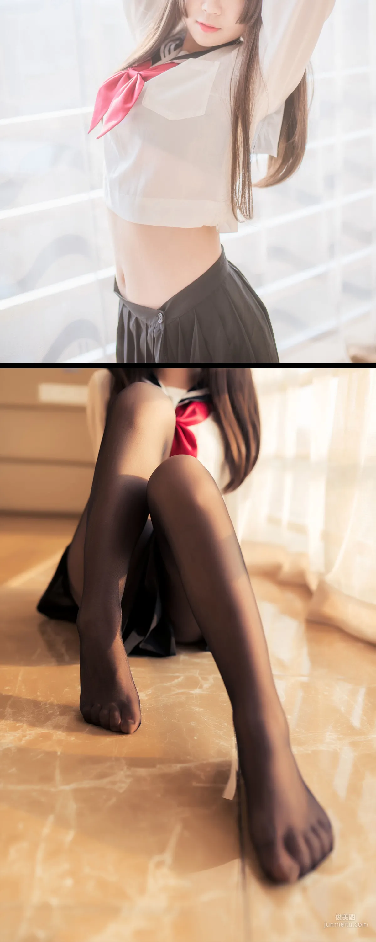白金Saki《半透明水手服》[COSPLAY福利] 写真集