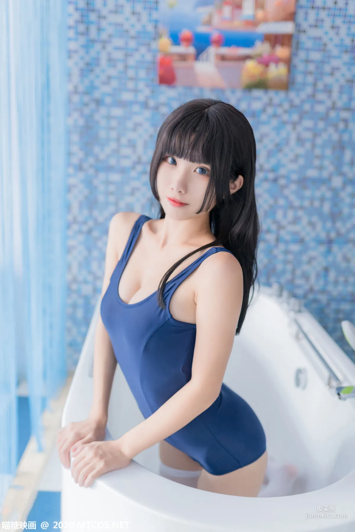 《白浴缸死水库》 [喵糖映画] VOL.075 写真集
