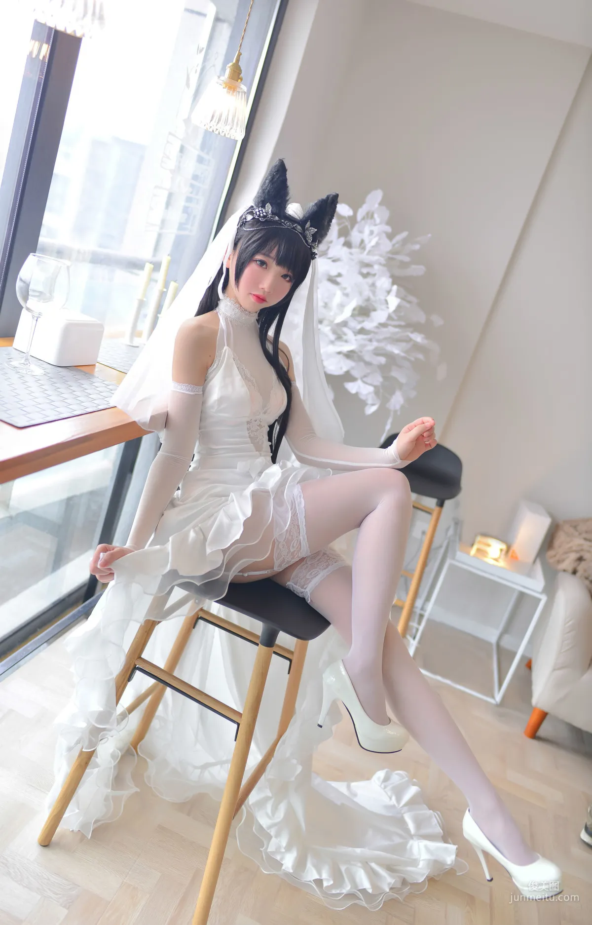 雪琪SAMA《爱宕婚纱》 [福利COSPLAY] 写真集