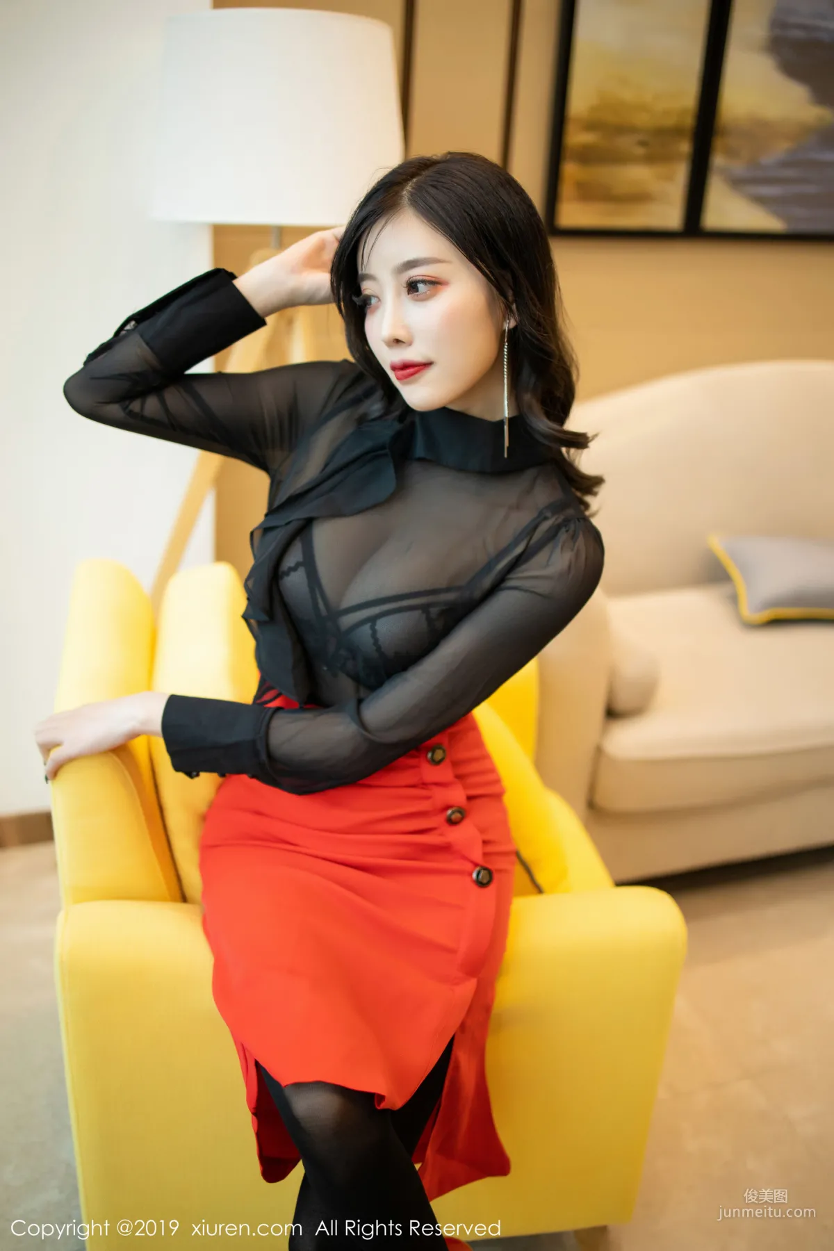 杨晨晨sugar《华丽且不失性感的内衣》 [秀人XIUREN] No.1778 写真集