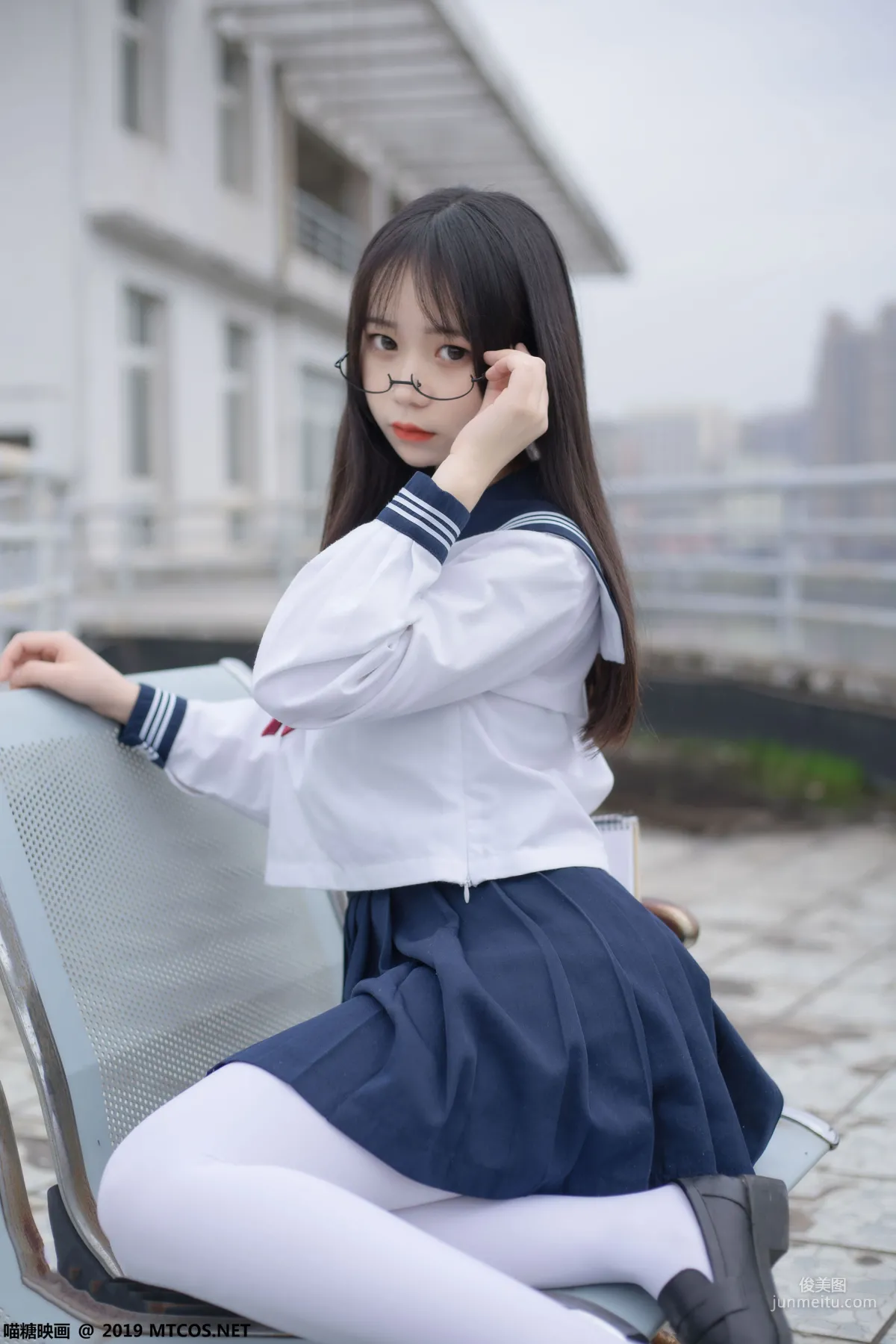 《喵喵的白丝水手服》 [喵糖映画] VOL.067 写真集
