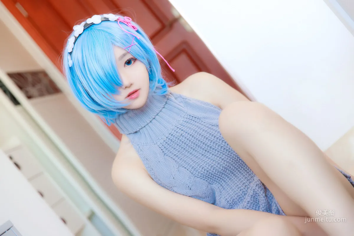 南桃Momoko《蕾姆露背毛衣》 [COSPLAY美女] 写真集