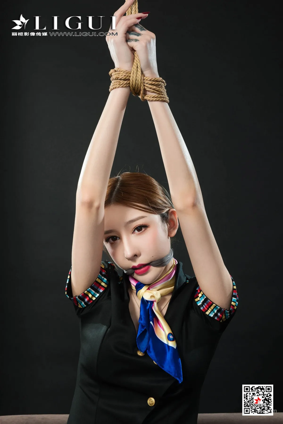 兔子《空姐捆绑绳艺》 [丽柜美束Ligui] 写真集