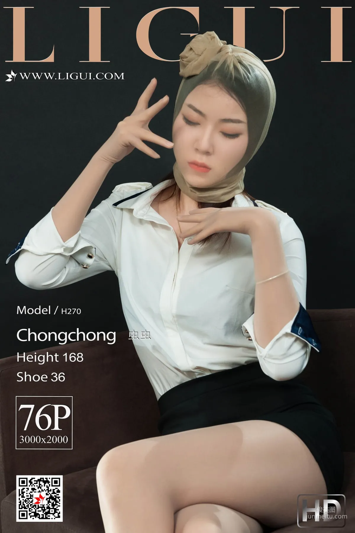 虫虫《肉丝袜美束人体》 [丽柜Ligui] 写真集