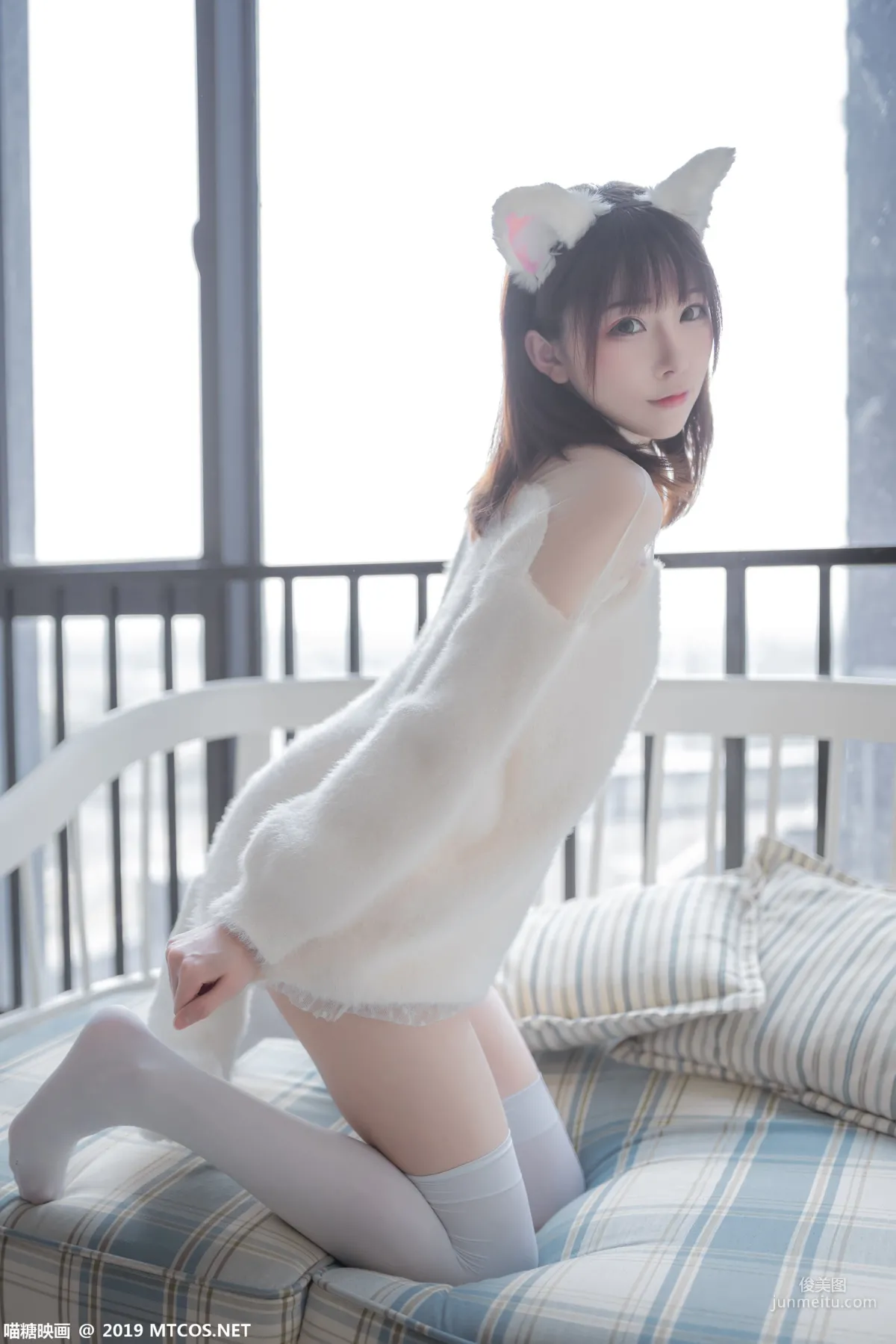 《白丝猫耳》 [喵糖映画] VOL.027 写真集
