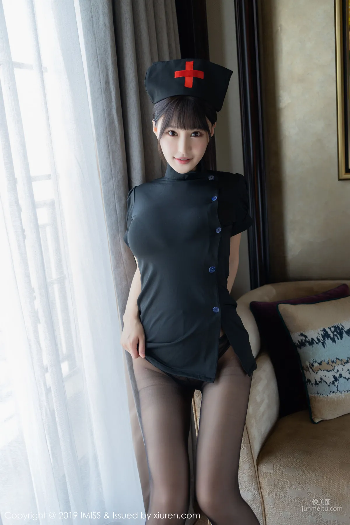 Flower朱可儿《黑丝撕扯诱惑》 [爱蜜社IMiss] Vol.407 写真集