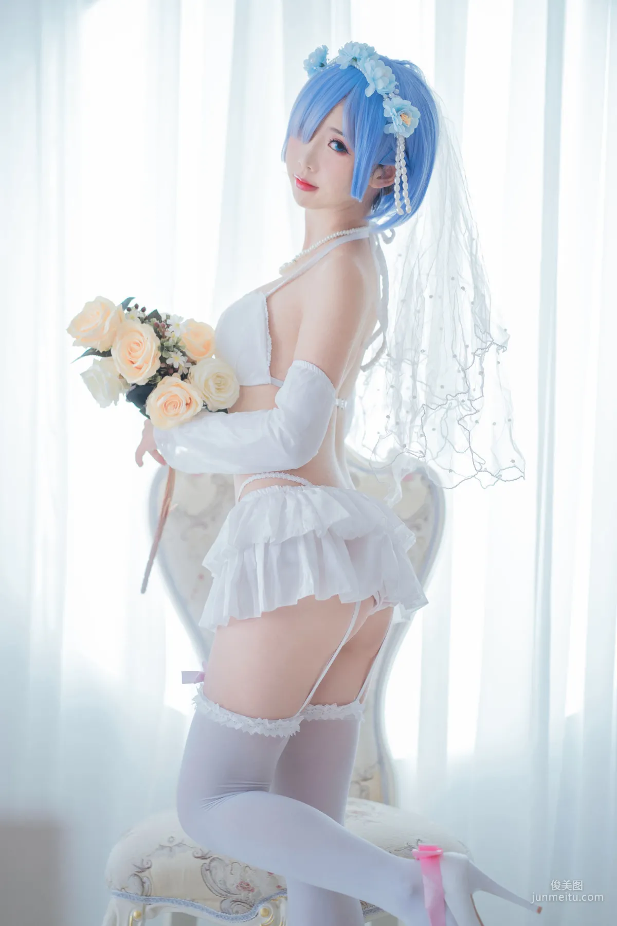 面饼仙儿《花嫁蕾姆》 [福利COSPLAY] 写真集