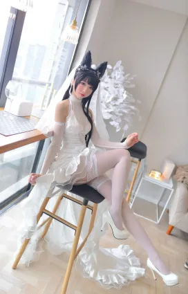 雪琪SAMA《爱宕婚纱》 [福利COSPLAY] 写真集