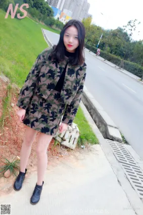 微微《迷彩少女户外肉丝》 [纳丝摄影] NO.095 写真集