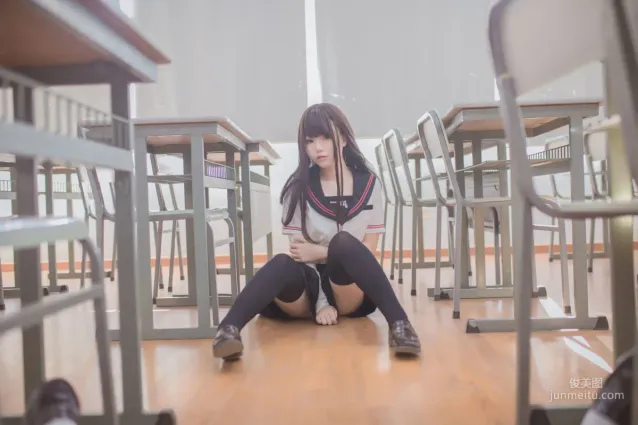 Yoko宅夏Cos《黑丝JK》 [COSPLAY美女] 写真集