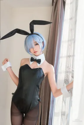 木绵绵OwO《蕾姆泳装+兔女郎》 [COSER美女] 写真集