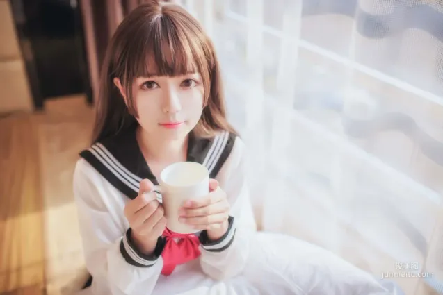 白金Saki《半透明水手服》[COSPLAY福利] 写真集